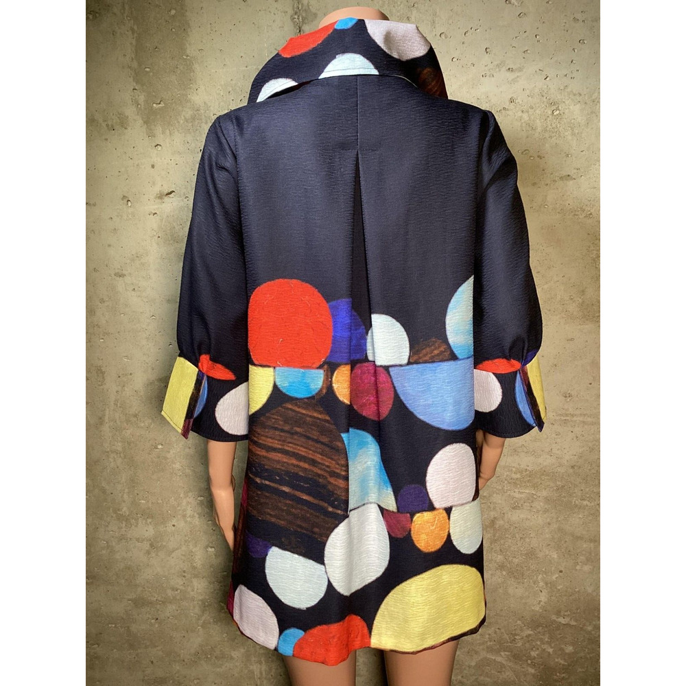 Damee Multicolor Dressy Jacket sz Small - Picture 2 of 3